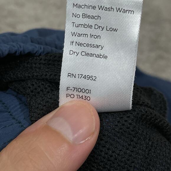 Flint and Tinder Breaker Trunks With Mesh Liner Mens Size Medium Blue - Picture 7 of 7